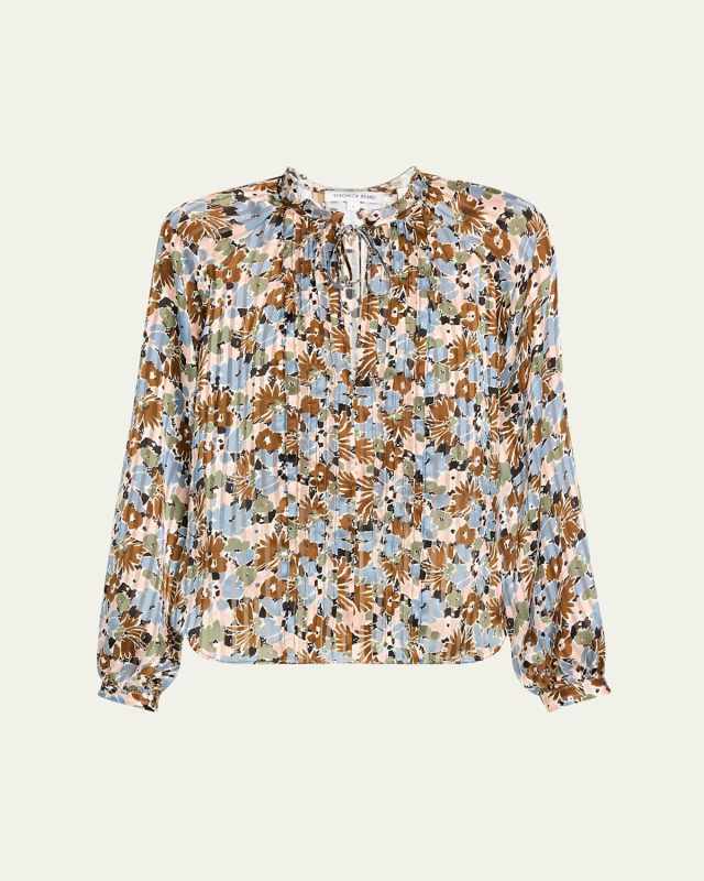 Linds Floral Silk Blouse